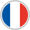Drapeau français circulaire