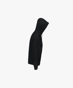Vue côté droit du hoodie noir SF Monogramme Salut Fred