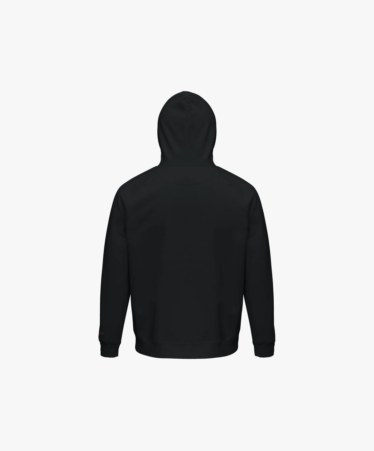 Vue de dos du hoodie noir SF Monogramme Salut Fred