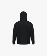 Vue de dos du hoodie noir SF Monogramme Salut Fred