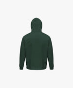 Vue de dos du hoodie vert profond Salut Fred