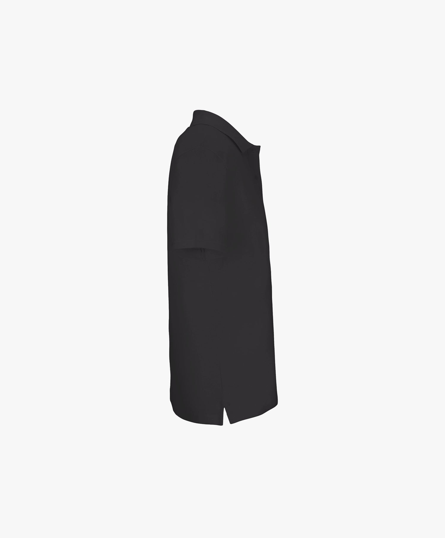 Vue côté droit du polo gris graphite Salut Fred