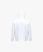 Vue de dos du hoodie blanc Salut Fred avec motif Rue Duquesne de la collection Rues de France