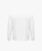 Vue de dos du sweatshirt blanc Salut Fred de la collection Rues de France