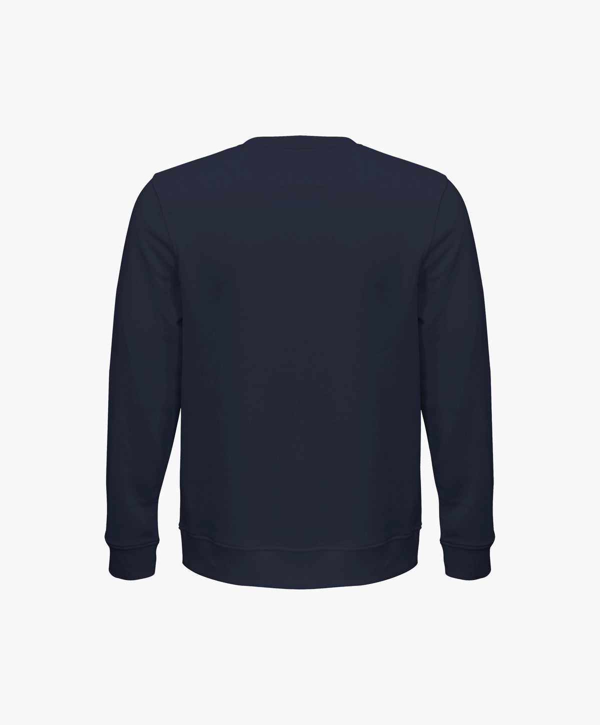 Vue de dos du sweatshirt bleu marine SF Monogramme Salut Fred