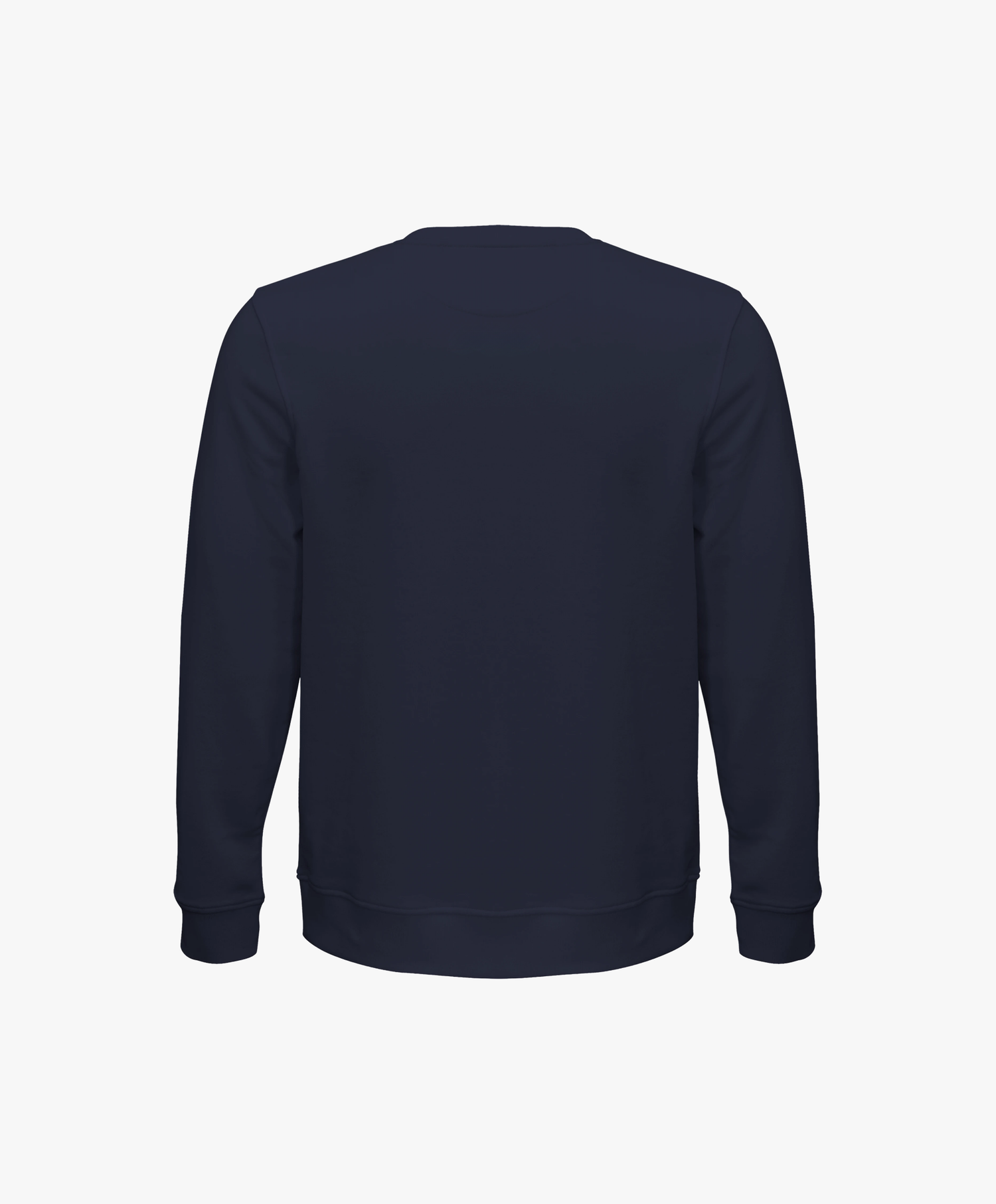 Vue de dos du sweatshirt bleu marine SF Monogramme Salut Fred