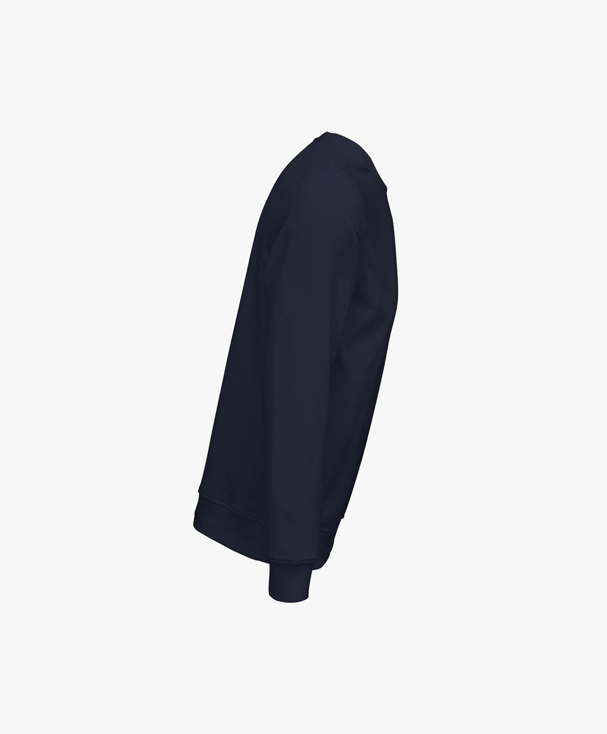 Vue côté droit du sweatshirt bleu marine Salut Fred