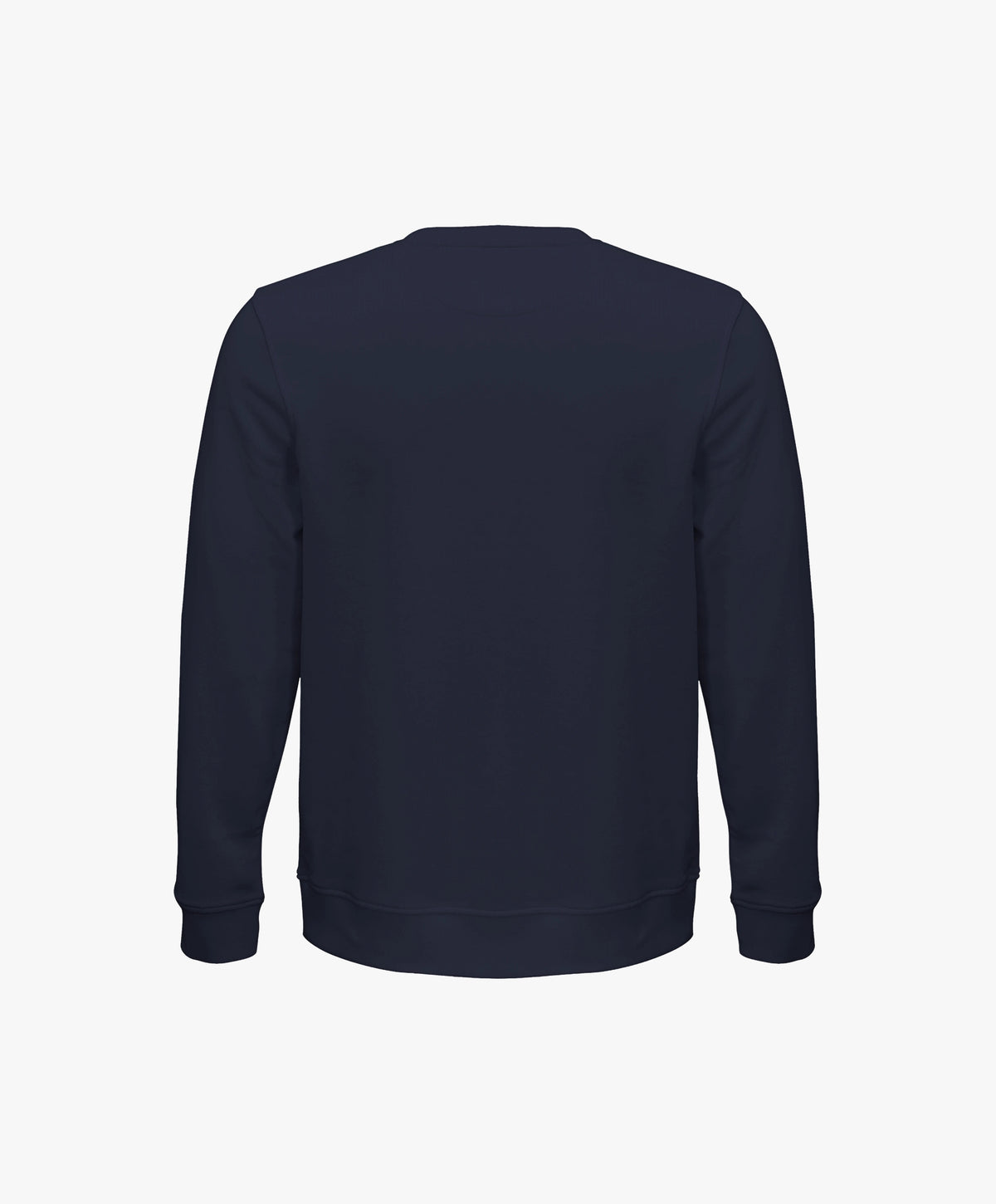 Vue de dos du sweatshirt bleu marine Salut Fred