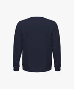 Vue de dos du sweatshirt bleu marine Salut Fred