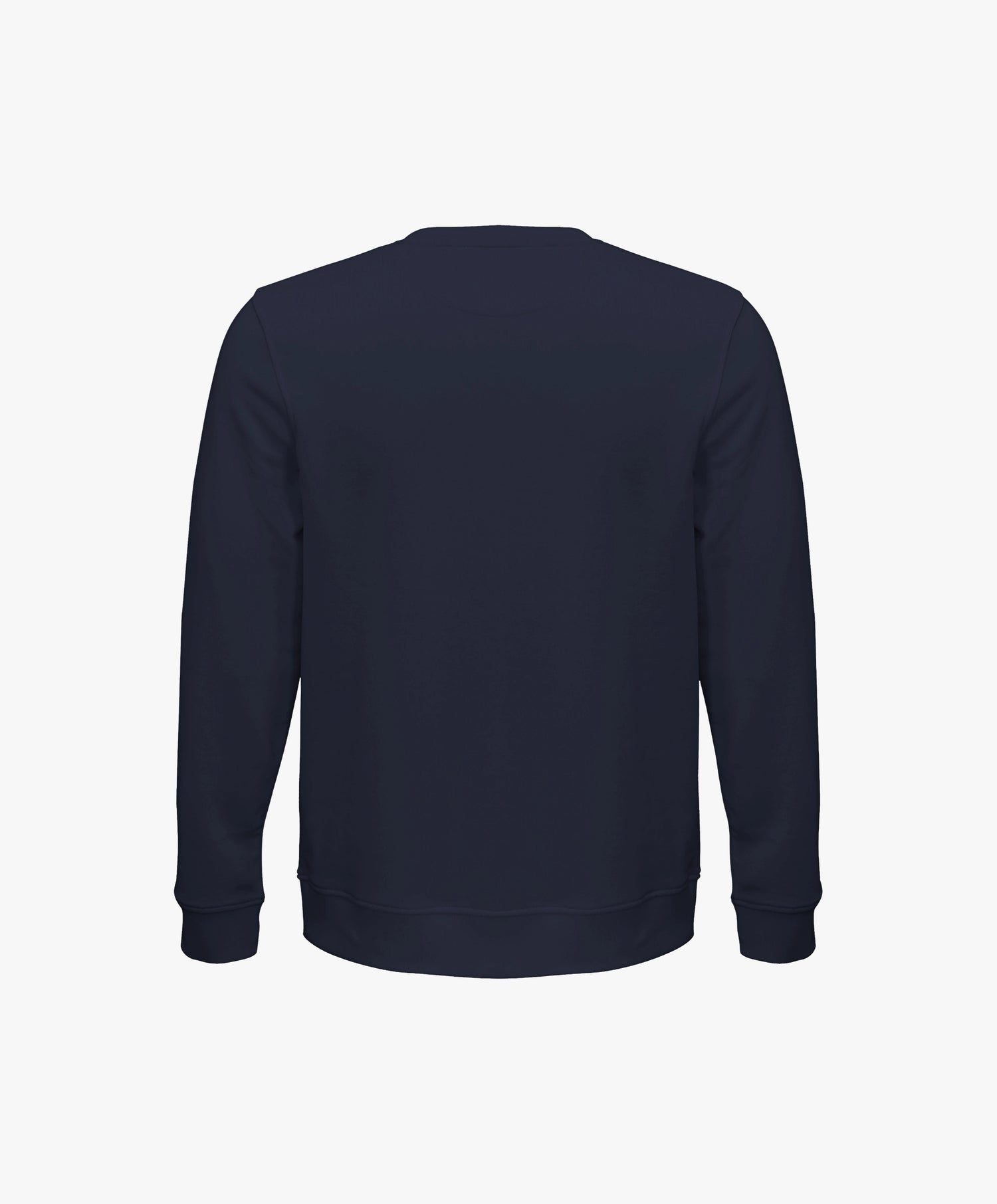 Vue de dos du sweatshirt bleu marine Salut Fred