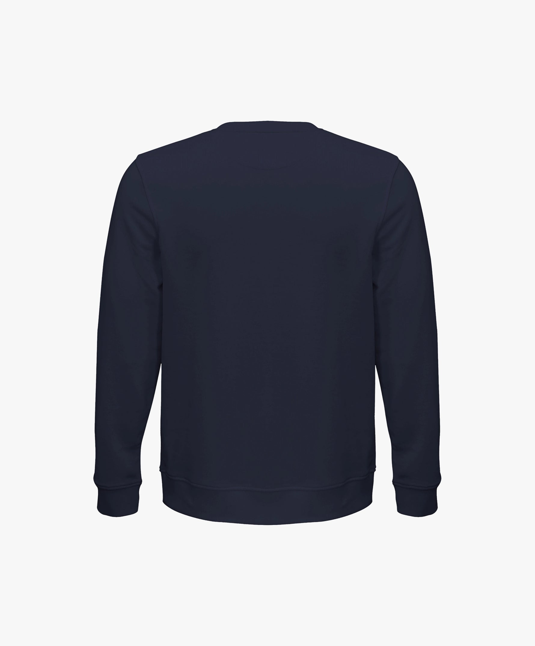 Vue de dos du sweatshirt bleu marine Salut Fred