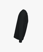 Vue côté droit du sweatshirt noir SF Monogramme Salut Fred