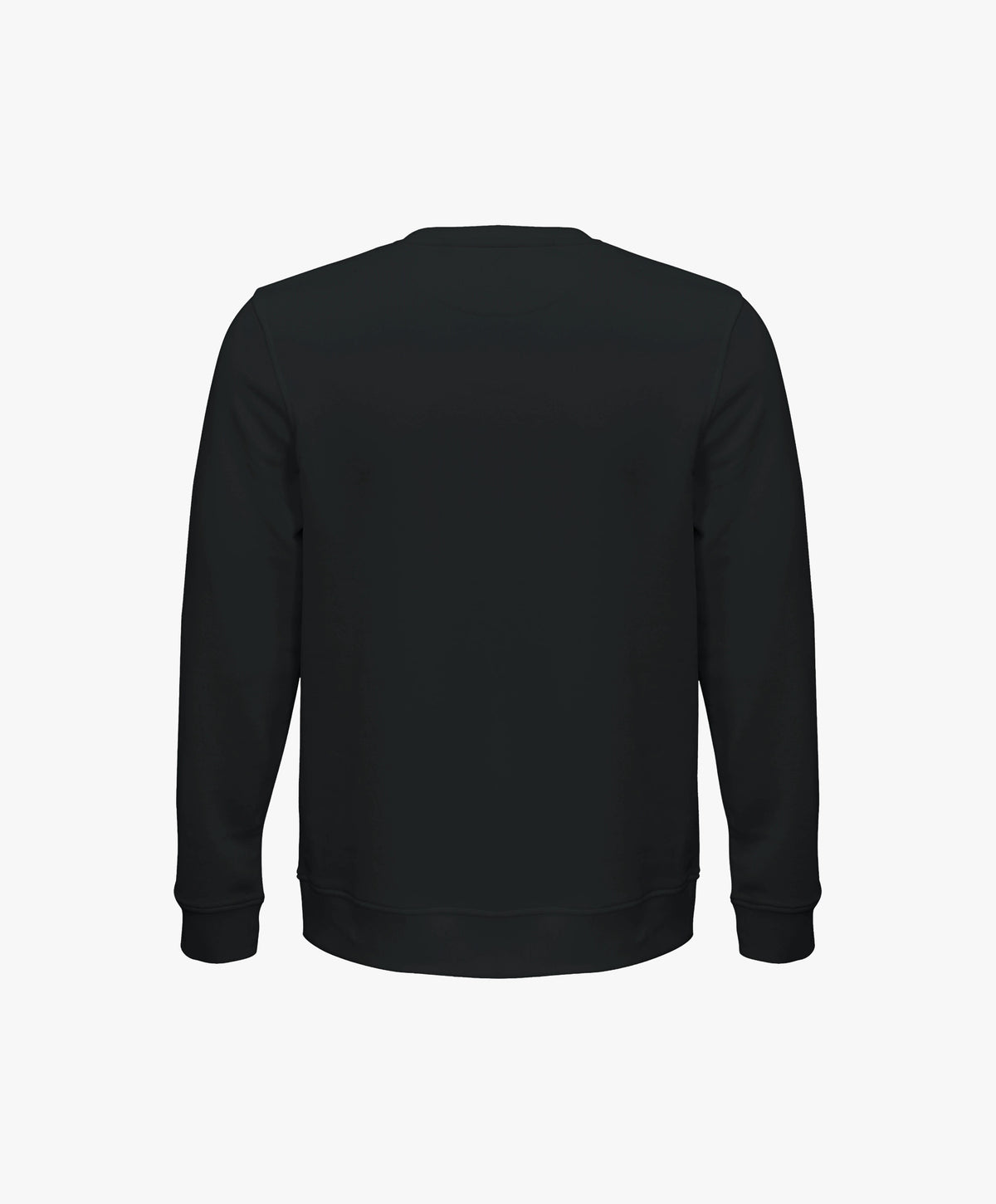 Vue de dos du sweatshirt noir Salut Fred