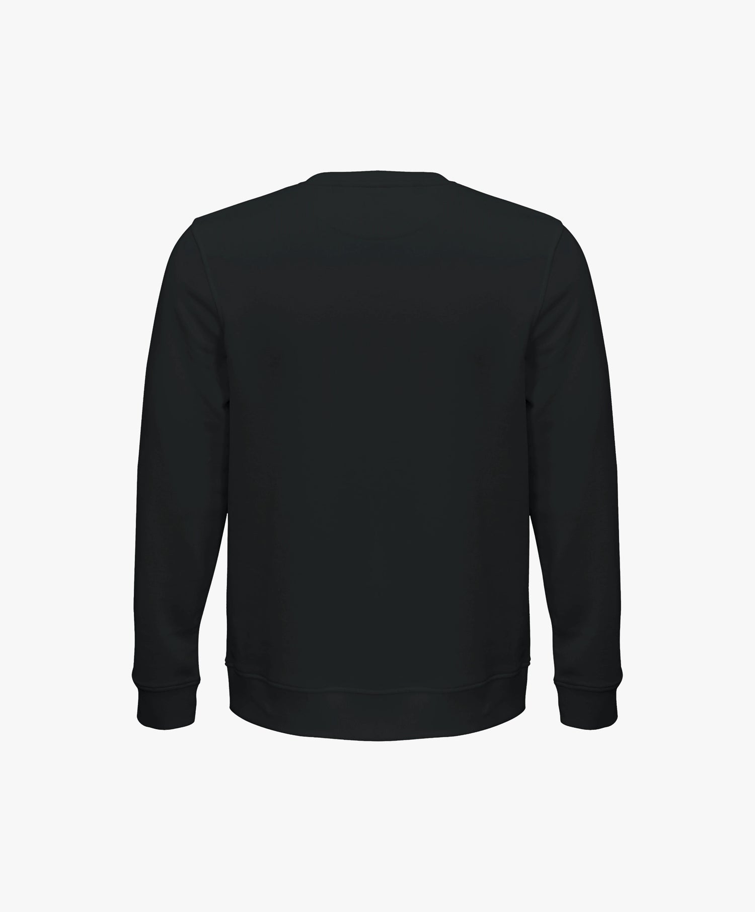 Vue de dos du sweatshirt noir Salut Fred