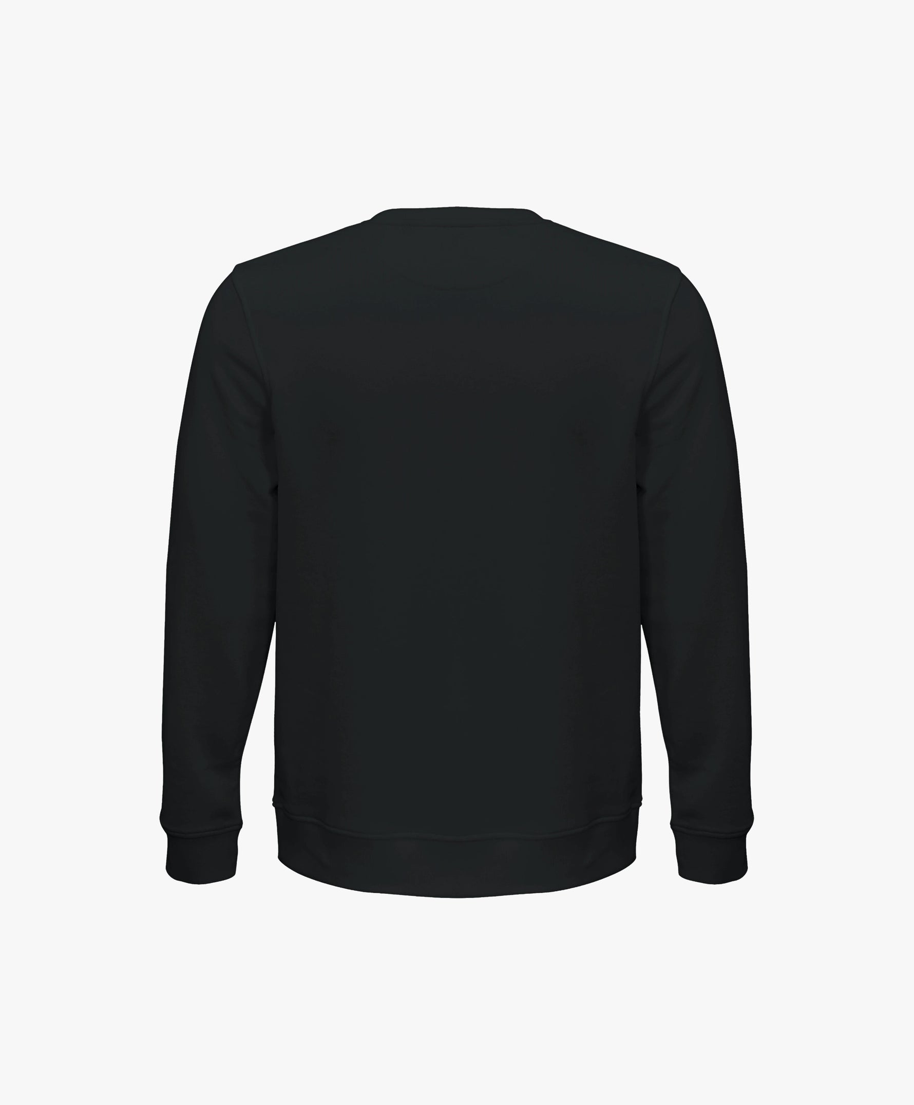 Vue de dos du sweatshirt noir Salut Fred