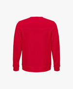 Vue de dos du sweatshirt rouge Salut Fred de la collection « This is not woke. You are just a dick. »