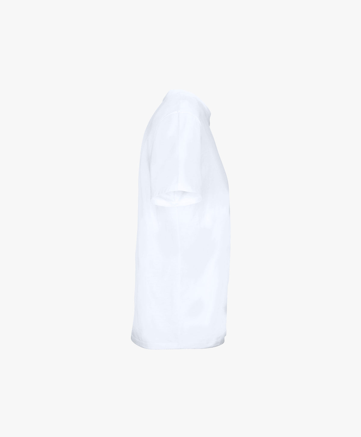 Vue côté droit du t-shirt classique blanc Salut Fred