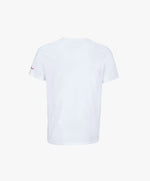 Vue de dos du t-shirt classique blanc Salut Fred de la collection Rues de France