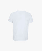 Vue de dos du t-shirt classique blanc Salut Fred de la collection Rues de France