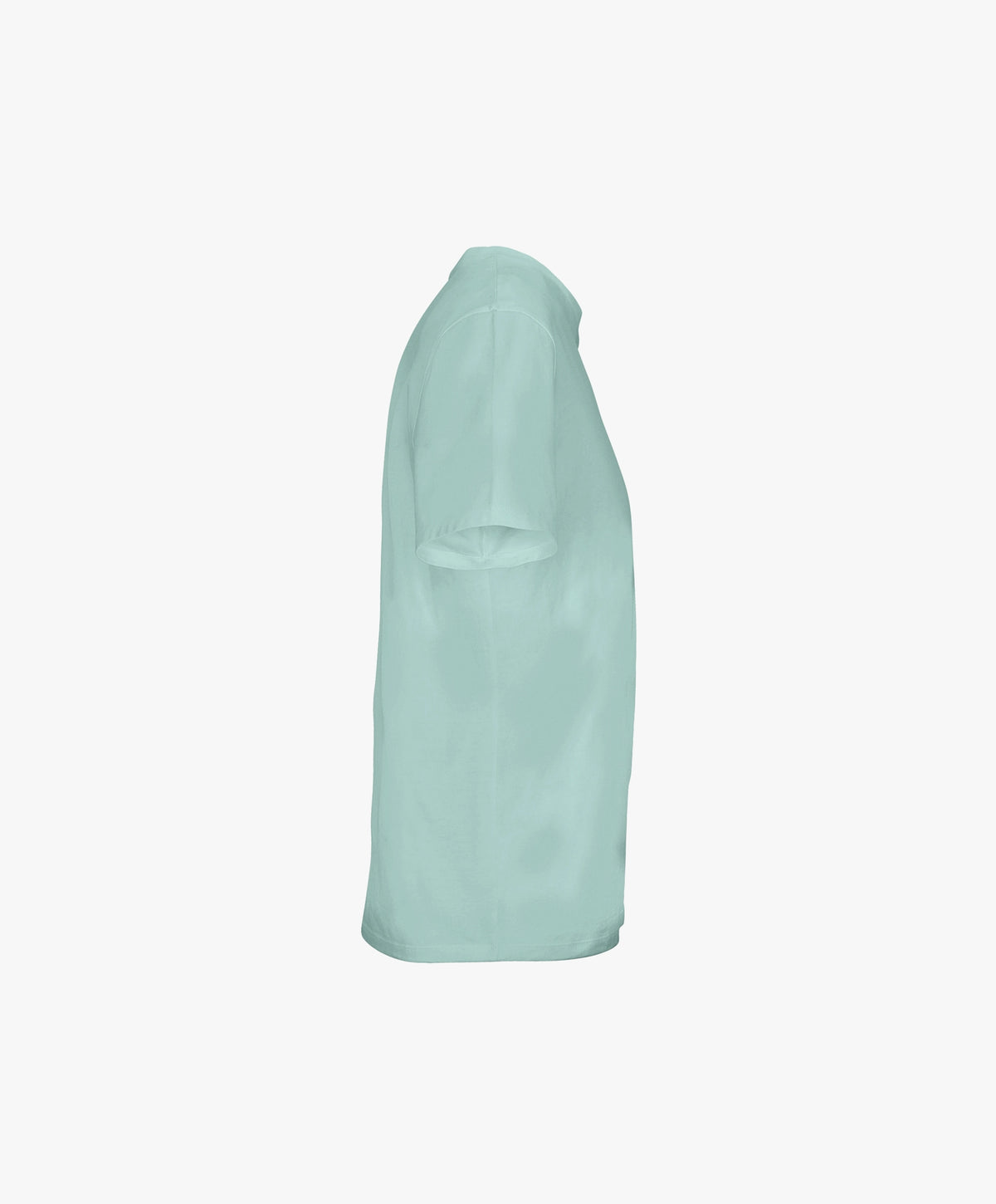 Vue côté droit du t-shirt classique bleu opalin Salut Fred