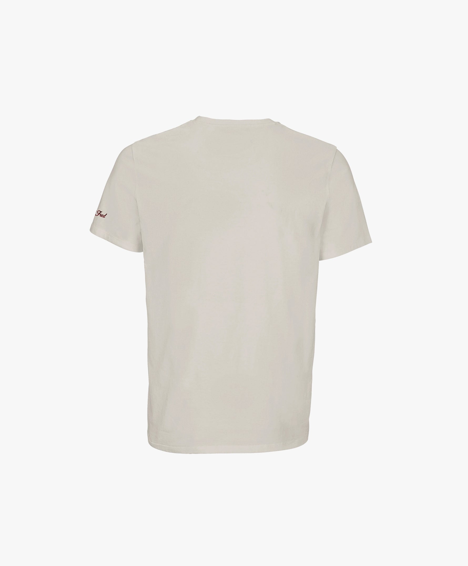 Vue de dos du t-shirt classique écru Salut Fred