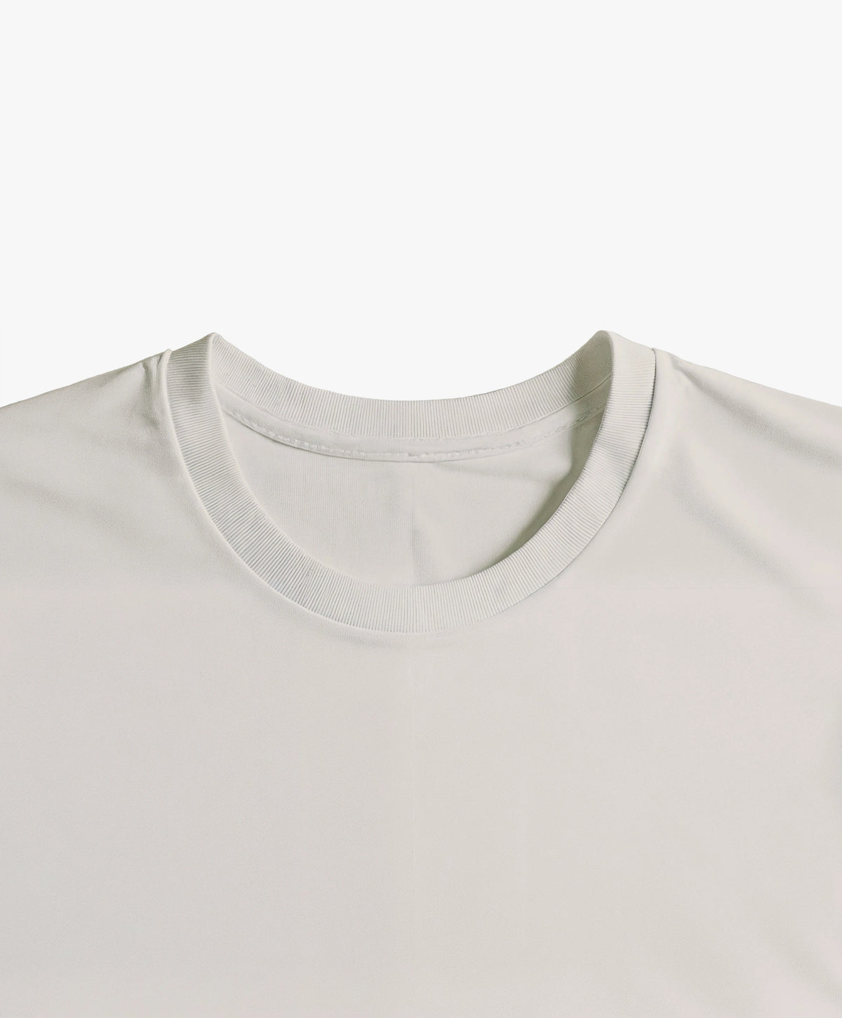Vue intérieure du col du t-shirt classique écru Salut Fred