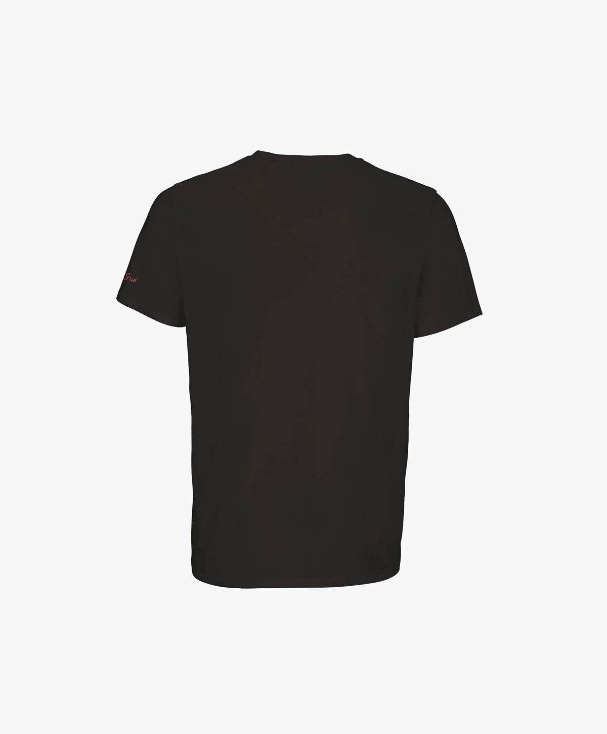 Vue de dos du t-shirt classique noir Salut Fred