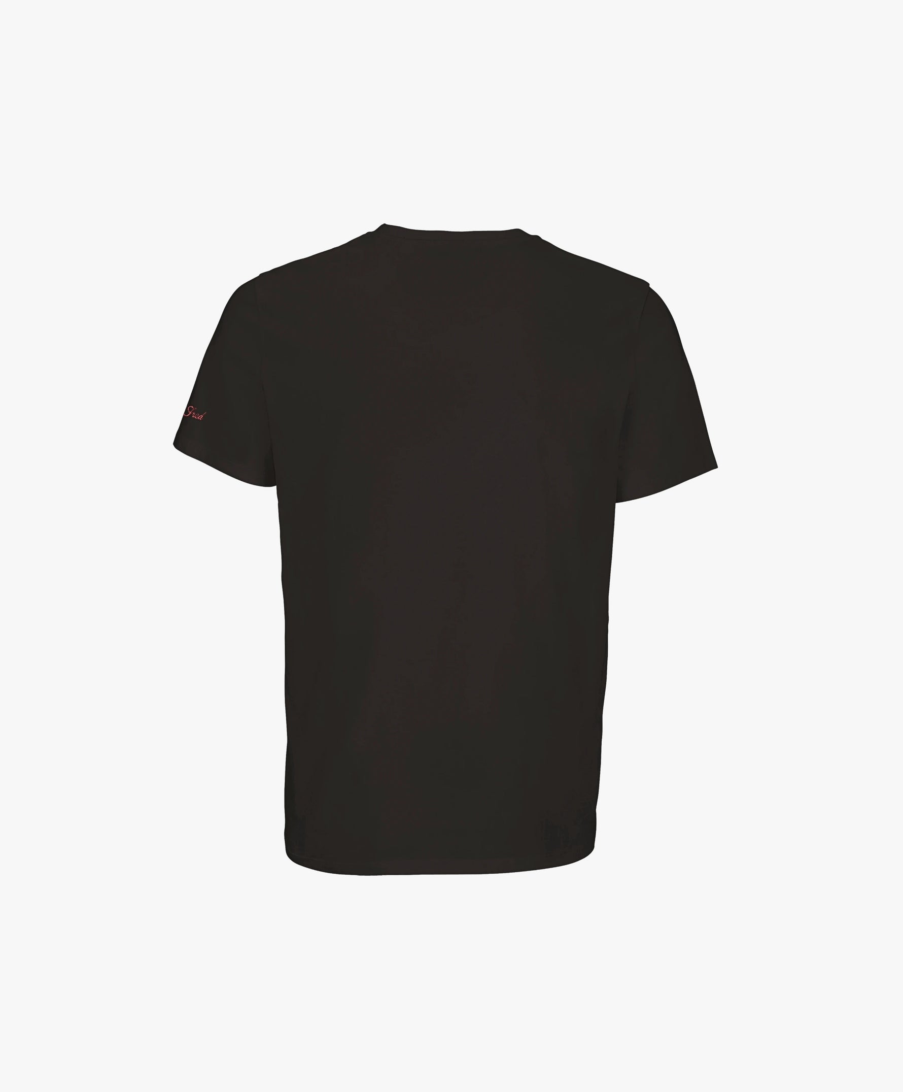 Vue de dos du t-shirt classique noir Salut Fred