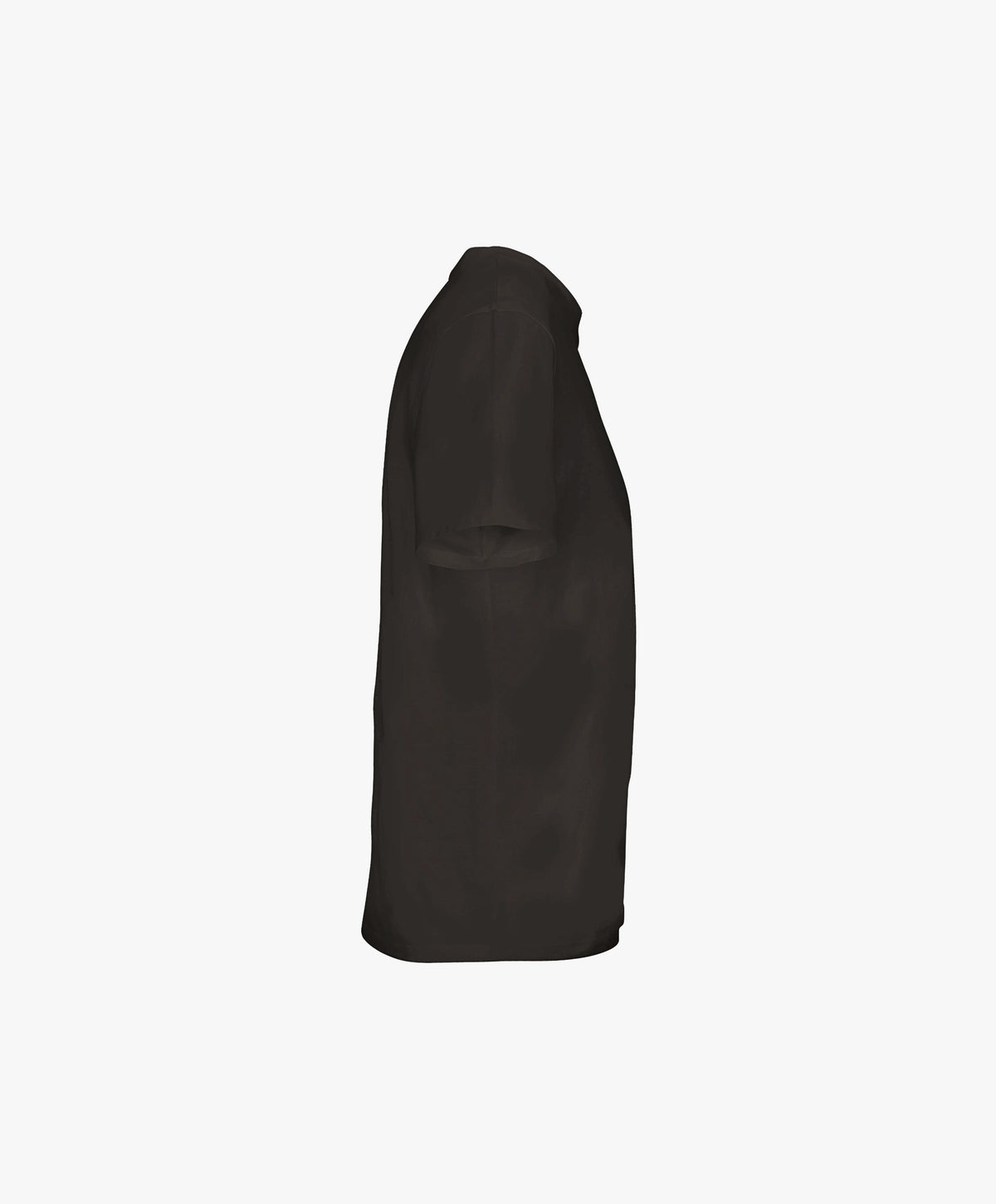 Vue côté droit du t-shirt classique noir Salut Fred