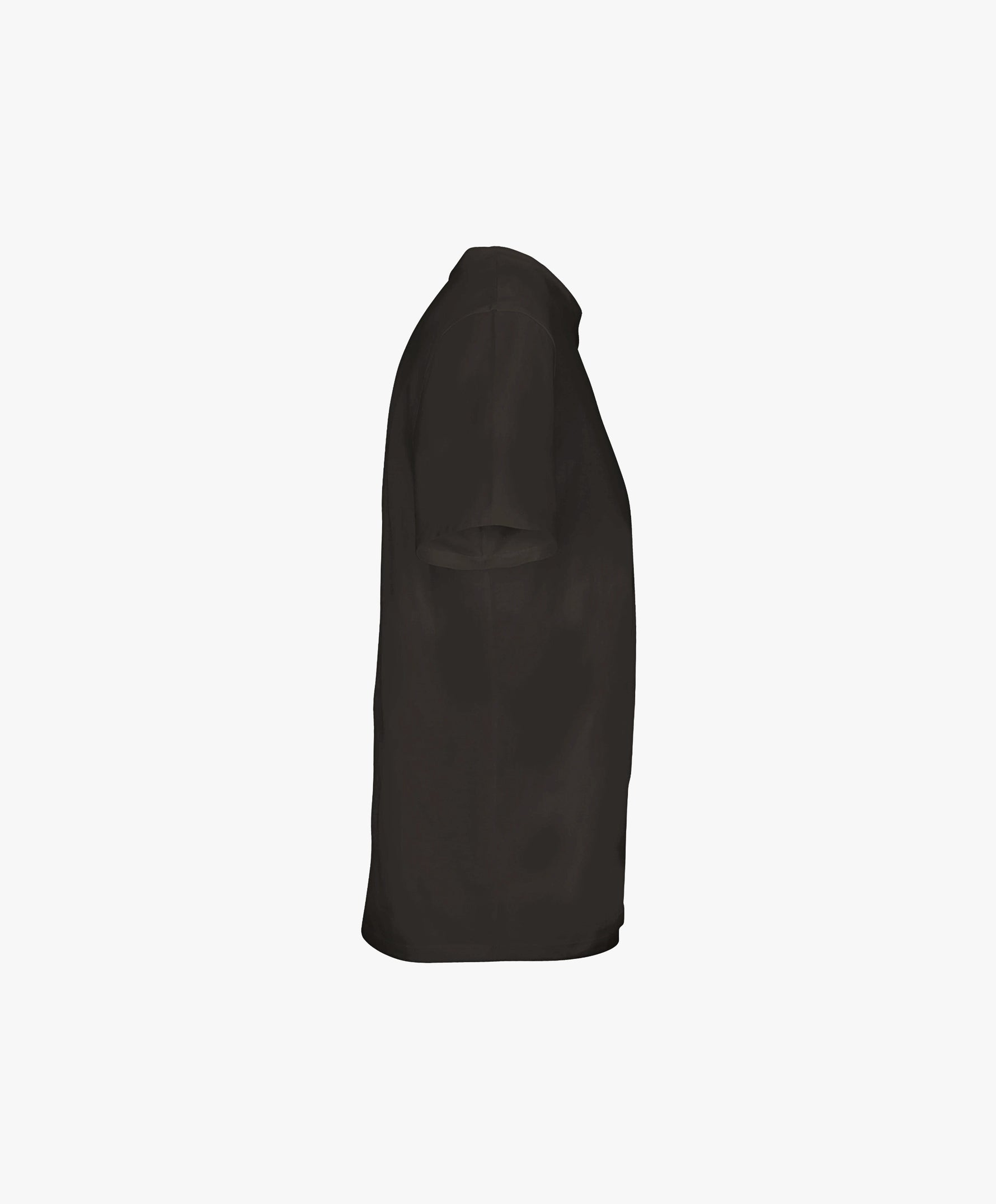 Vue côté droit du t-shirt classique noir Salut Fred