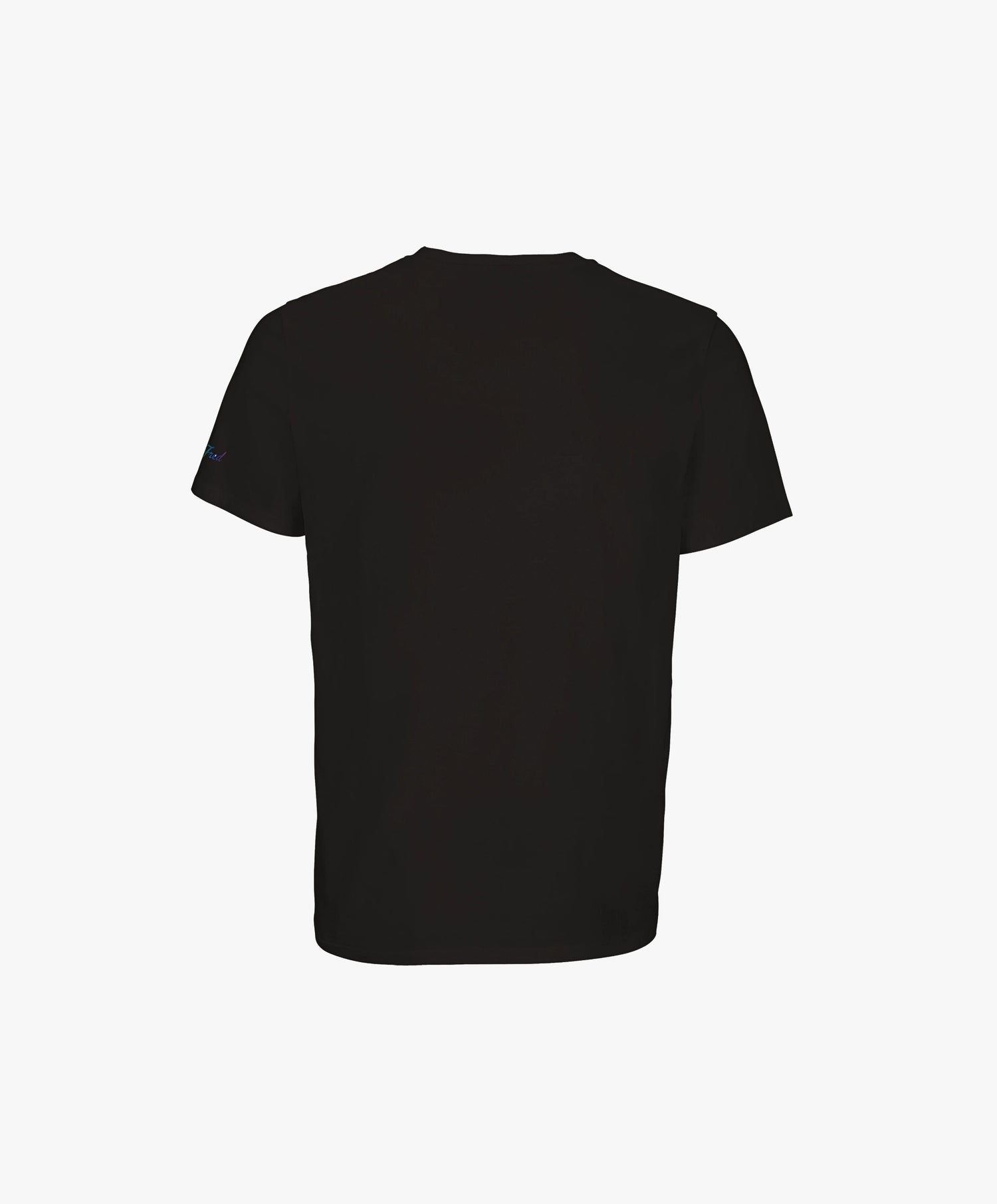 Vue de dos du t-shirt classique noir Salut Fred