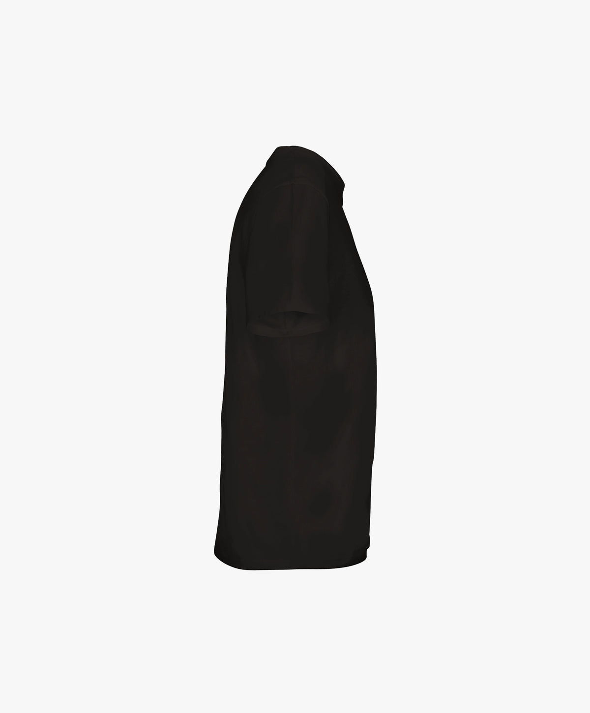Vue côté droit du t-shirt classique noir Salut Fred