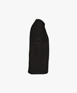 Vue côté droit du t-shirt classique noir Salut Fred