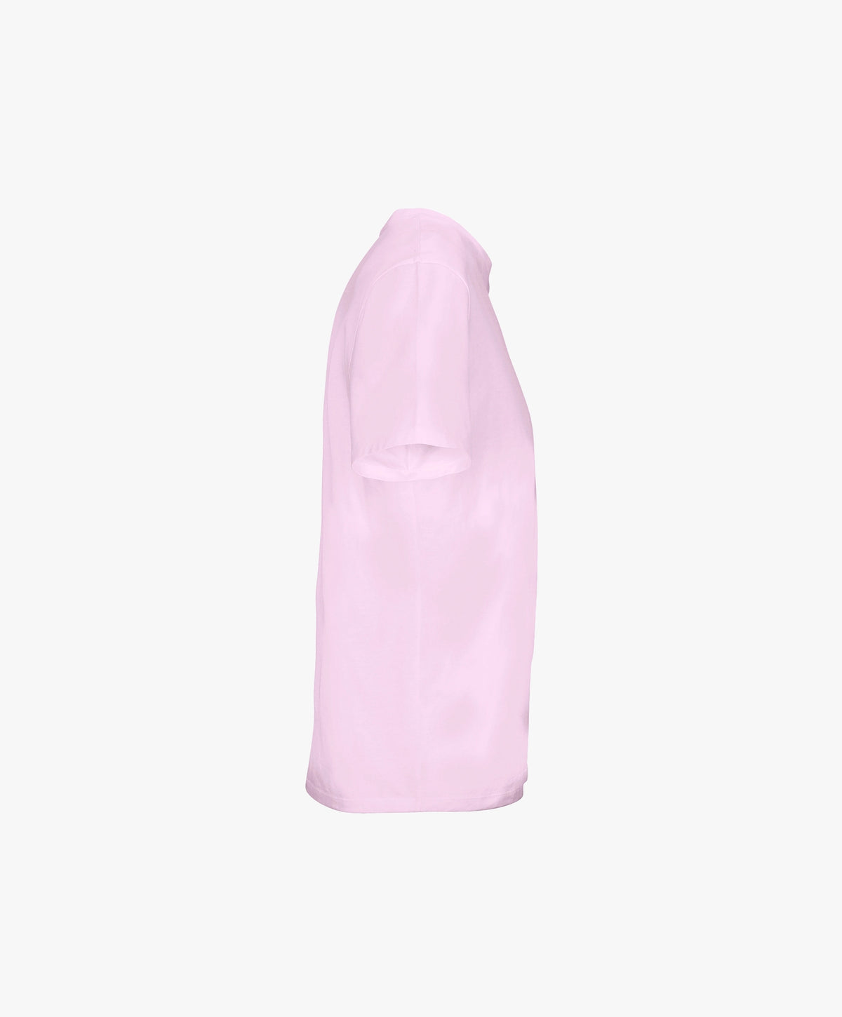 Vue côté droit du t-shirt classique rose poudré Salut Fred