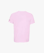 Vue de dos du t-shirt classique rose poudré Salut Fred