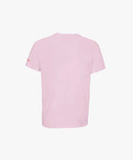 Vue de dos du t-shirt classique rose poudré « Tu baises dans mon estime. » Salut Fred