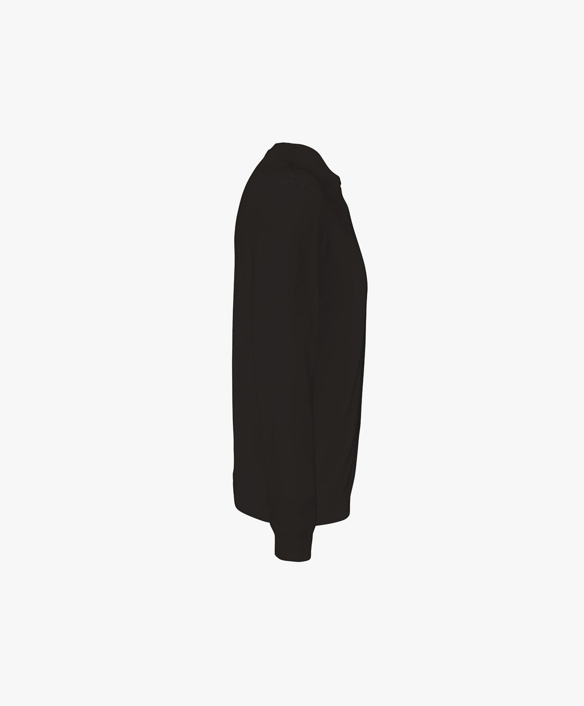 Vue côté droit du t-shirt manches longues noir Salut Fred