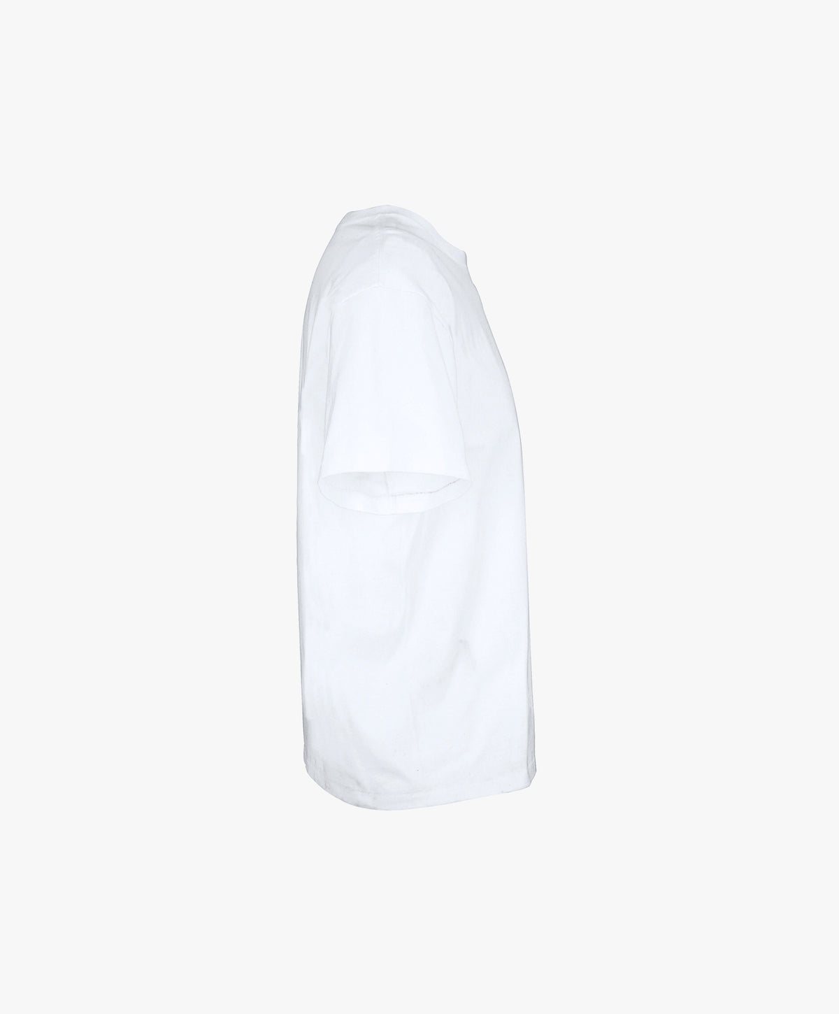 Vue côté droit du t-shirt oversize blanc Salut Fred