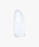 Vue côté droit du t-shirt oversize blanc Salut Fred