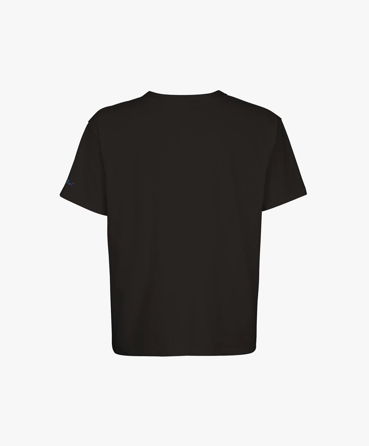 Vue de dos du t-shirt oversize noir Salut Fred de la collection « This is not woke. You are just a dick. »